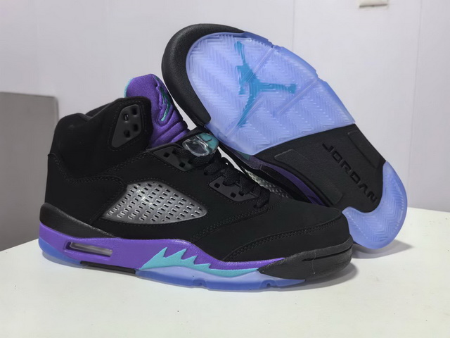 Air Jordan 5 Retro 2024 V Grape Black [Cheap Jordans Shoes 5 56]